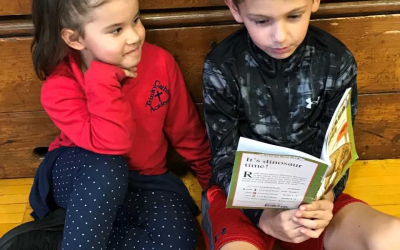 Grade 3 Meets their Pre-School Buddies